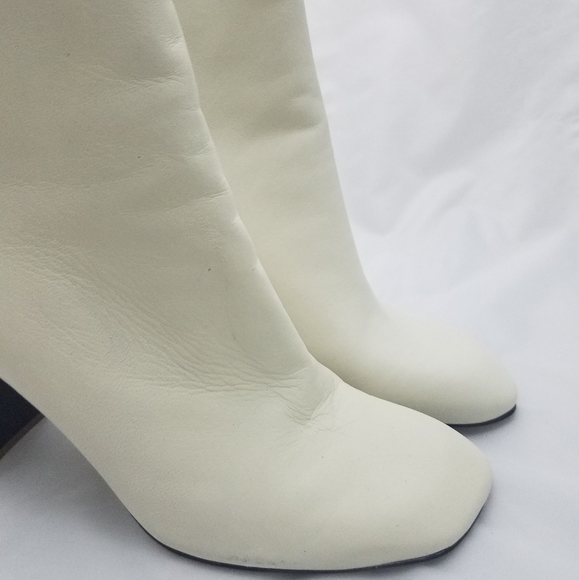Rag and bone Ellis boot ivory 9.5 39.5 heel - Picture 7 of 8